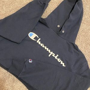 Cropped Champion hoodie